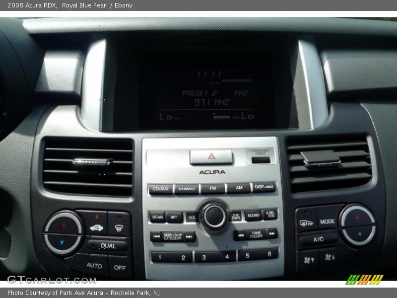 Royal Blue Pearl / Ebony 2008 Acura RDX