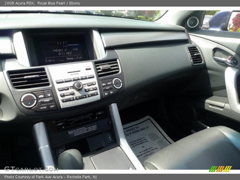 Royal Blue Pearl / Ebony 2008 Acura RDX