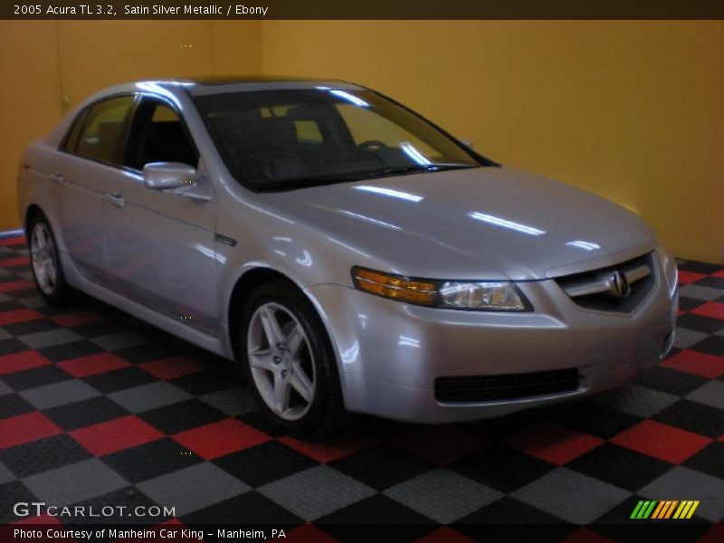 Satin Silver Metallic / Ebony 2005 Acura TL 3.2