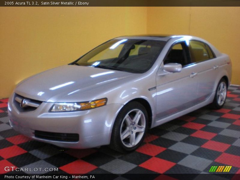 Satin Silver Metallic / Ebony 2005 Acura TL 3.2