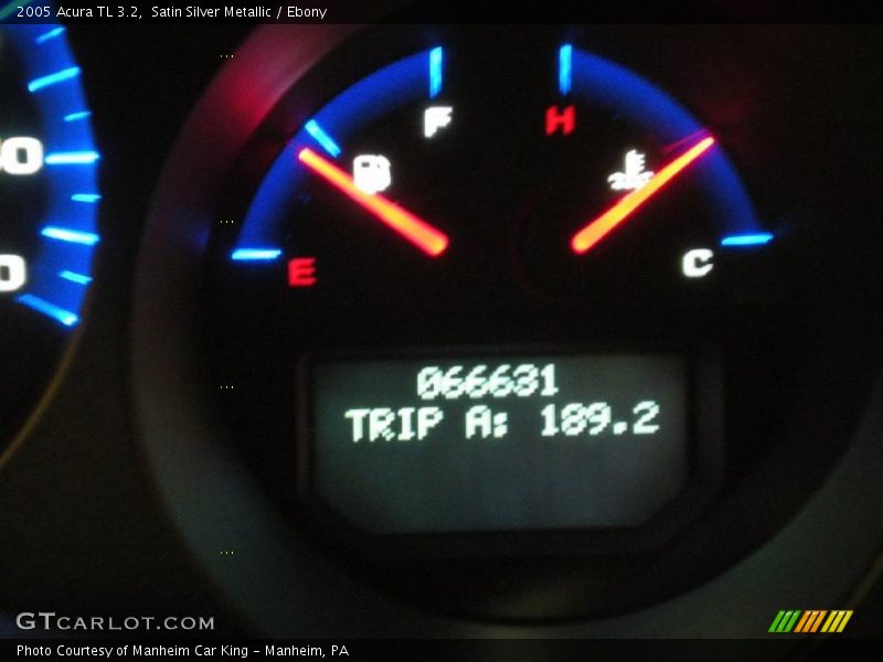 Satin Silver Metallic / Ebony 2005 Acura TL 3.2