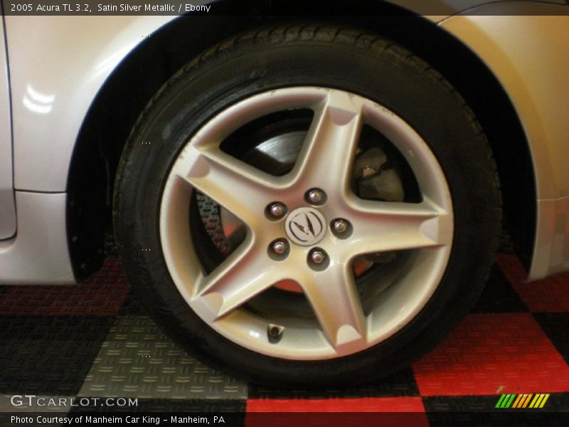 Satin Silver Metallic / Ebony 2005 Acura TL 3.2