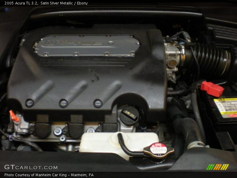 Satin Silver Metallic / Ebony 2005 Acura TL 3.2