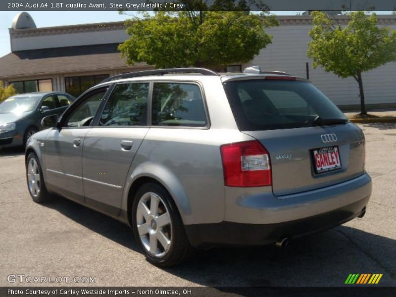 Steel Grey Metallic / Grey 2004 Audi A4 1.8T quattro Avant