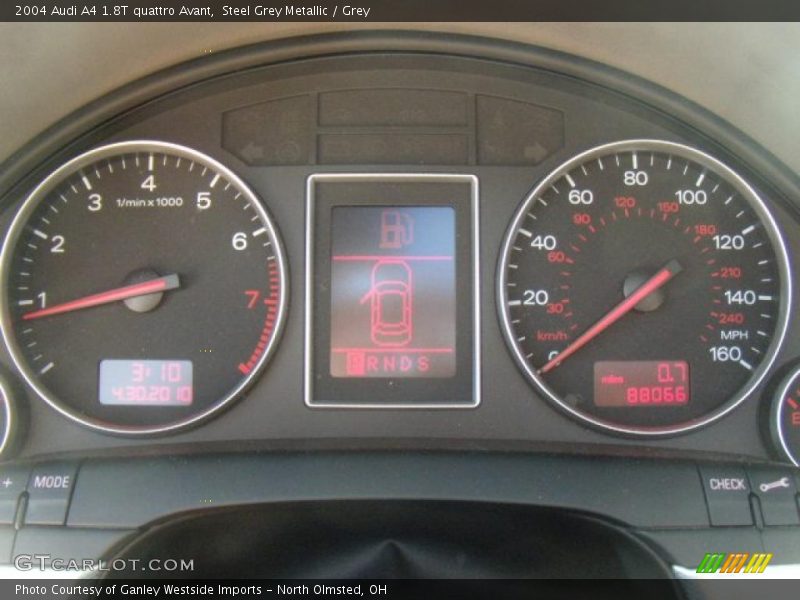 Steel Grey Metallic / Grey 2004 Audi A4 1.8T quattro Avant