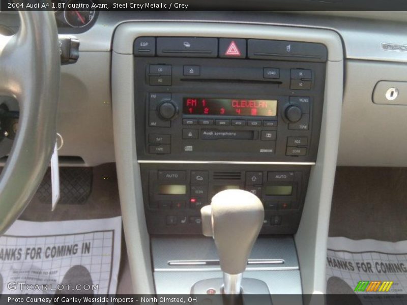 Steel Grey Metallic / Grey 2004 Audi A4 1.8T quattro Avant