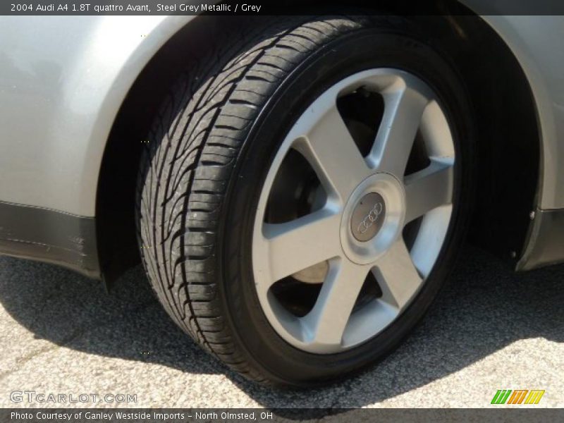 Steel Grey Metallic / Grey 2004 Audi A4 1.8T quattro Avant