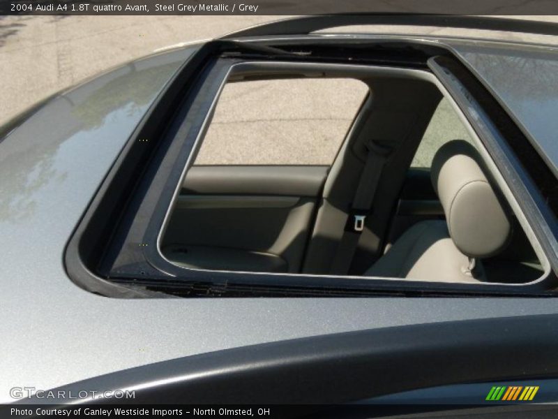 Steel Grey Metallic / Grey 2004 Audi A4 1.8T quattro Avant