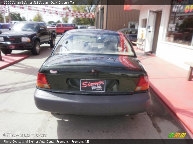 Dark Green / Tan 1999 Saturn S Series SL1 Sedan