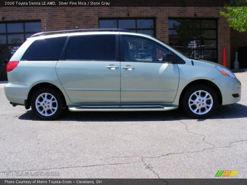 Silver Pine Mica / Stone Gray 2006 Toyota Sienna LE AWD