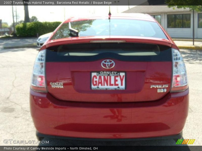 Barcelona Red Metallic / Bisque Beige 2007 Toyota Prius Hybrid Touring
