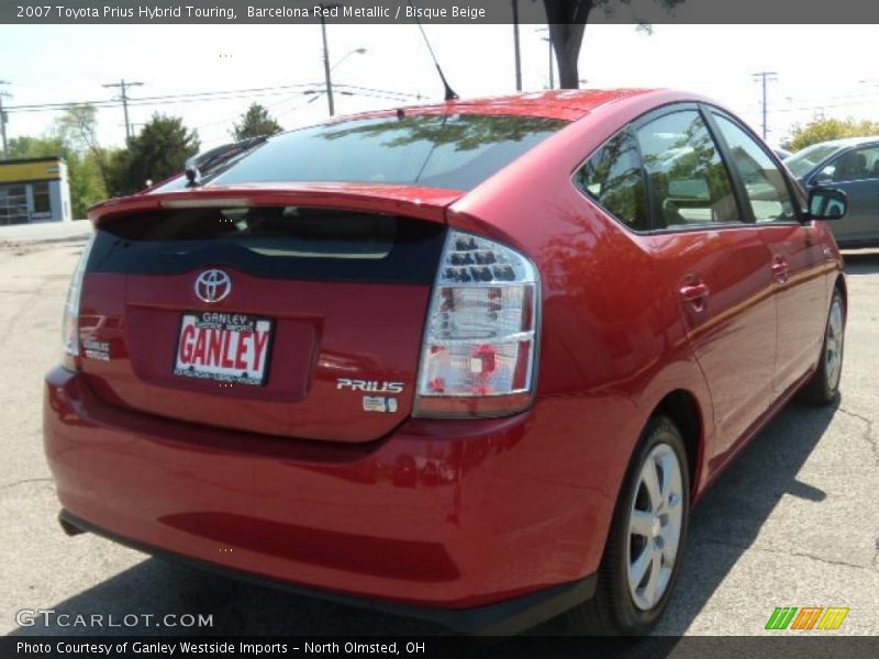 Barcelona Red Metallic / Bisque Beige 2007 Toyota Prius Hybrid Touring