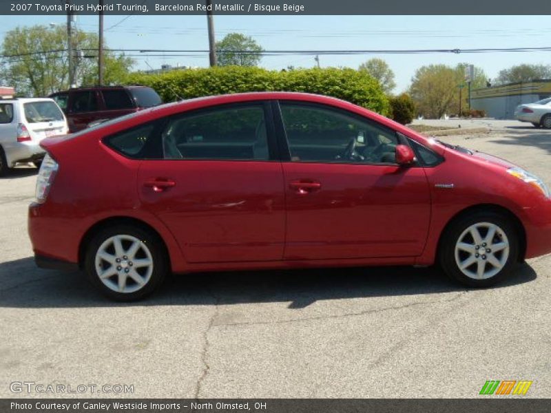 Barcelona Red Metallic / Bisque Beige 2007 Toyota Prius Hybrid Touring