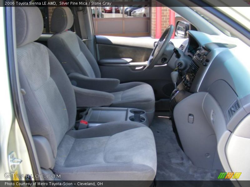 Silver Pine Mica / Stone Gray 2006 Toyota Sienna LE AWD