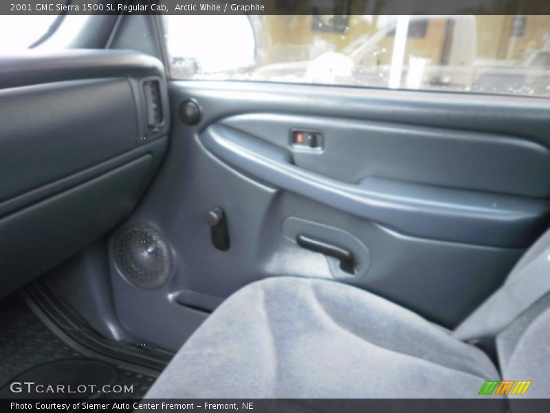 Arctic White / Graphite 2001 GMC Sierra 1500 SL Regular Cab