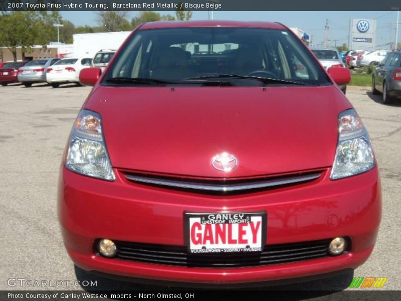 Barcelona Red Metallic / Bisque Beige 2007 Toyota Prius Hybrid Touring