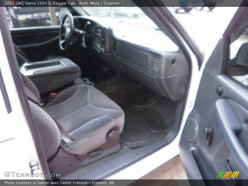 Arctic White / Graphite 2001 GMC Sierra 1500 SL Regular Cab