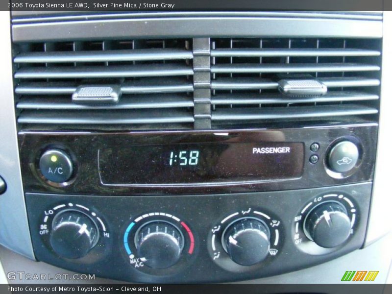 Silver Pine Mica / Stone Gray 2006 Toyota Sienna LE AWD