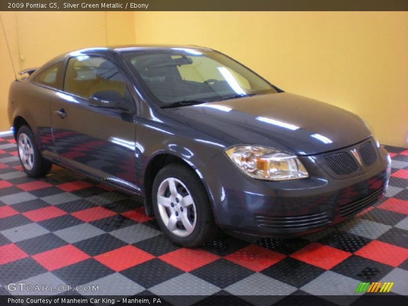 Silver Green Metallic / Ebony 2009 Pontiac G5