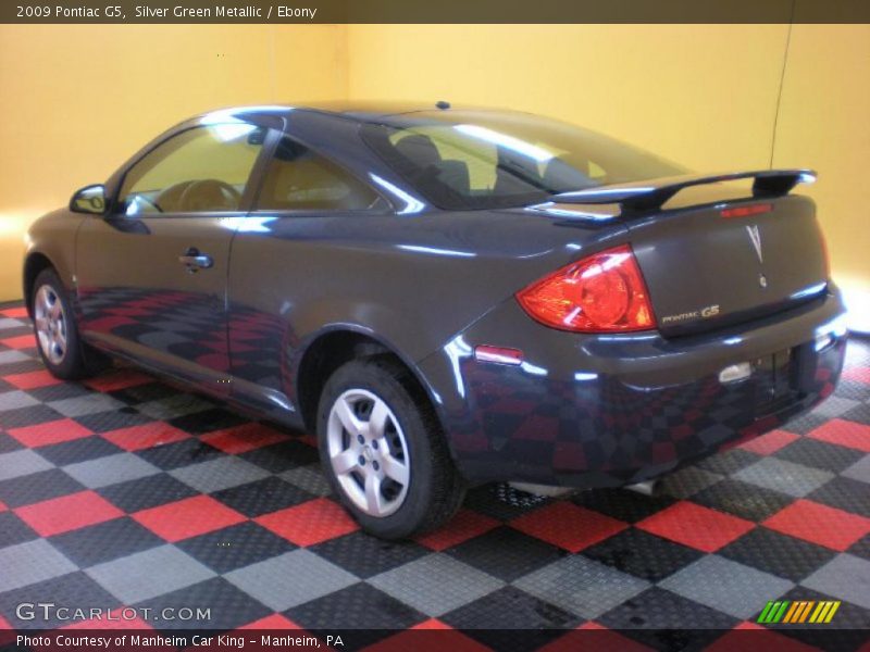Silver Green Metallic / Ebony 2009 Pontiac G5
