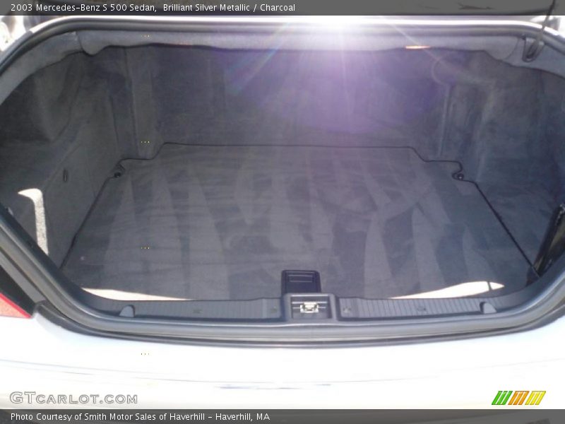 Brilliant Silver Metallic / Charcoal 2003 Mercedes-Benz S 500 Sedan