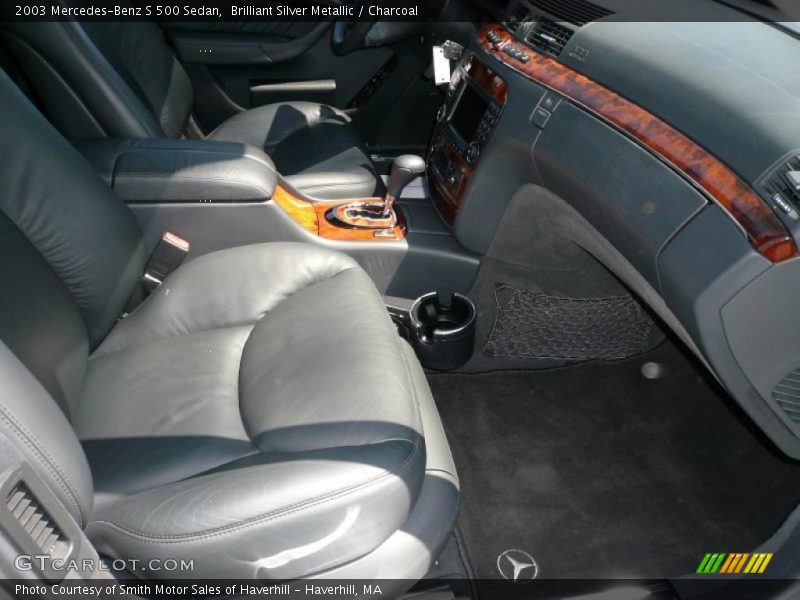 Brilliant Silver Metallic / Charcoal 2003 Mercedes-Benz S 500 Sedan