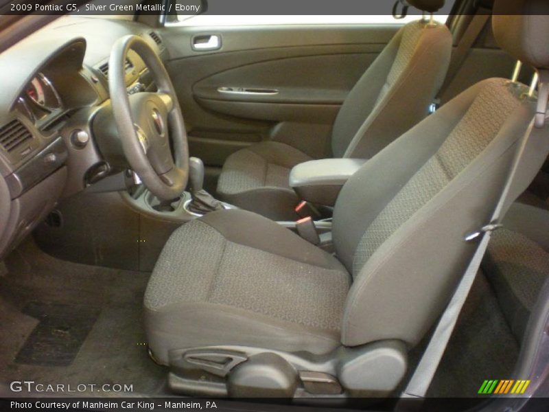 Silver Green Metallic / Ebony 2009 Pontiac G5
