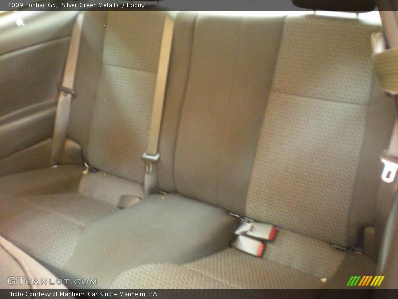 Silver Green Metallic / Ebony 2009 Pontiac G5