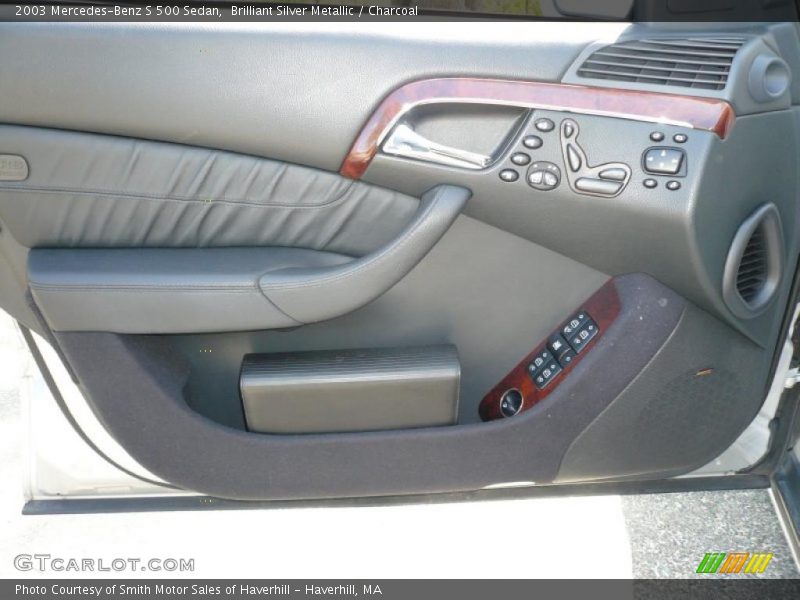 Brilliant Silver Metallic / Charcoal 2003 Mercedes-Benz S 500 Sedan