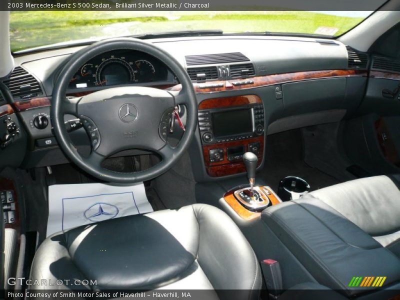 Brilliant Silver Metallic / Charcoal 2003 Mercedes-Benz S 500 Sedan