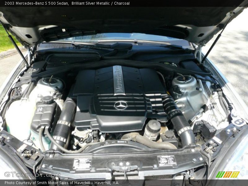 Brilliant Silver Metallic / Charcoal 2003 Mercedes-Benz S 500 Sedan