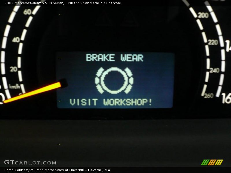 Brilliant Silver Metallic / Charcoal 2003 Mercedes-Benz S 500 Sedan