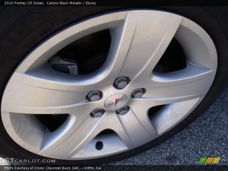 Carbon Black Metallic / Ebony 2010 Pontiac G6 Sedan