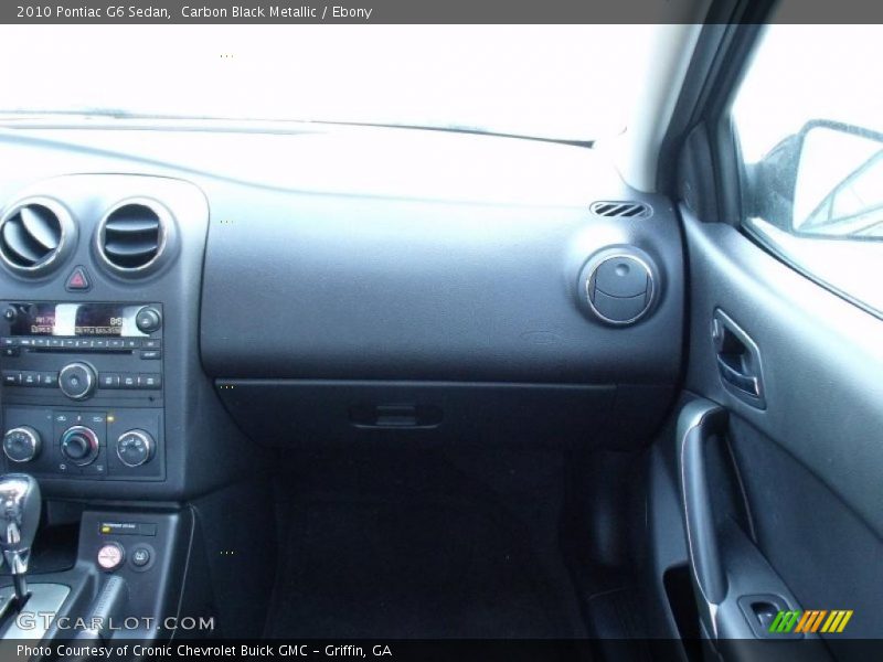 Carbon Black Metallic / Ebony 2010 Pontiac G6 Sedan