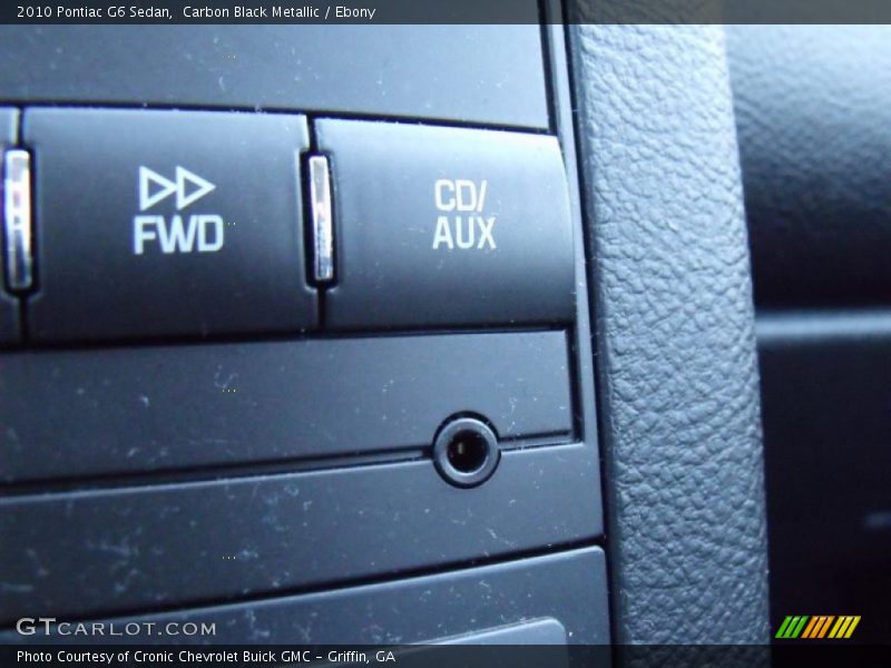 Carbon Black Metallic / Ebony 2010 Pontiac G6 Sedan