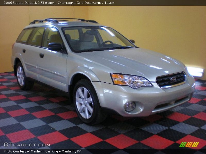 Champagne Gold Opalescent / Taupe 2006 Subaru Outback 2.5i Wagon