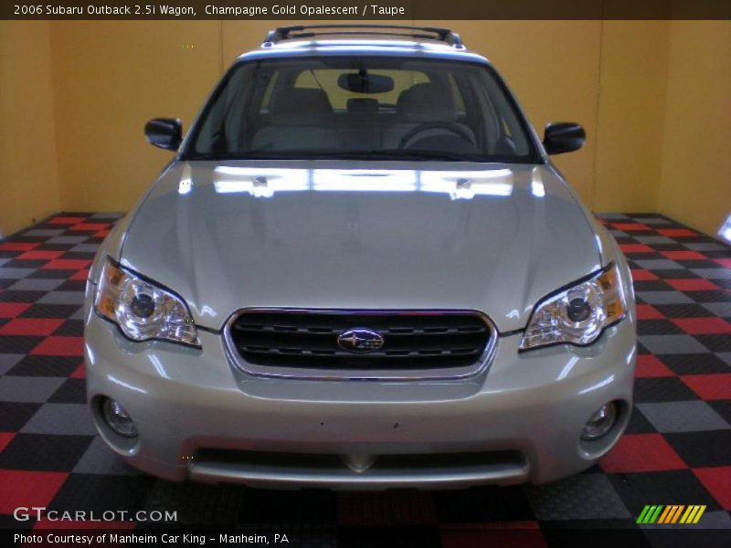 Champagne Gold Opalescent / Taupe 2006 Subaru Outback 2.5i Wagon