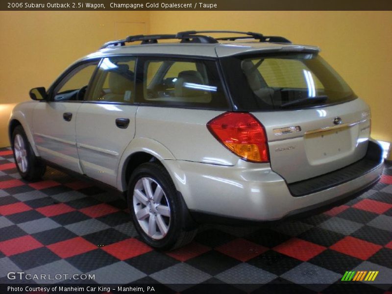 Champagne Gold Opalescent / Taupe 2006 Subaru Outback 2.5i Wagon