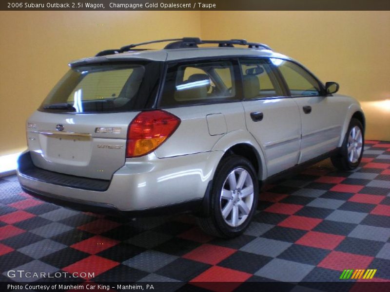Champagne Gold Opalescent / Taupe 2006 Subaru Outback 2.5i Wagon
