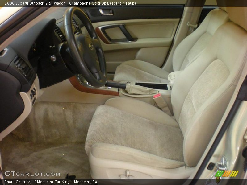 Champagne Gold Opalescent / Taupe 2006 Subaru Outback 2.5i Wagon