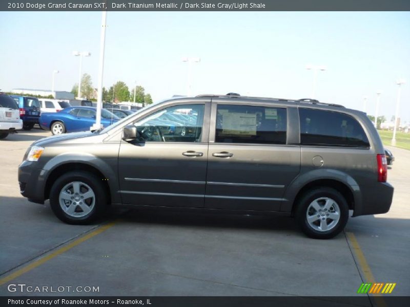 Dark Titanium Metallic / Dark Slate Gray/Light Shale 2010 Dodge Grand Caravan SXT