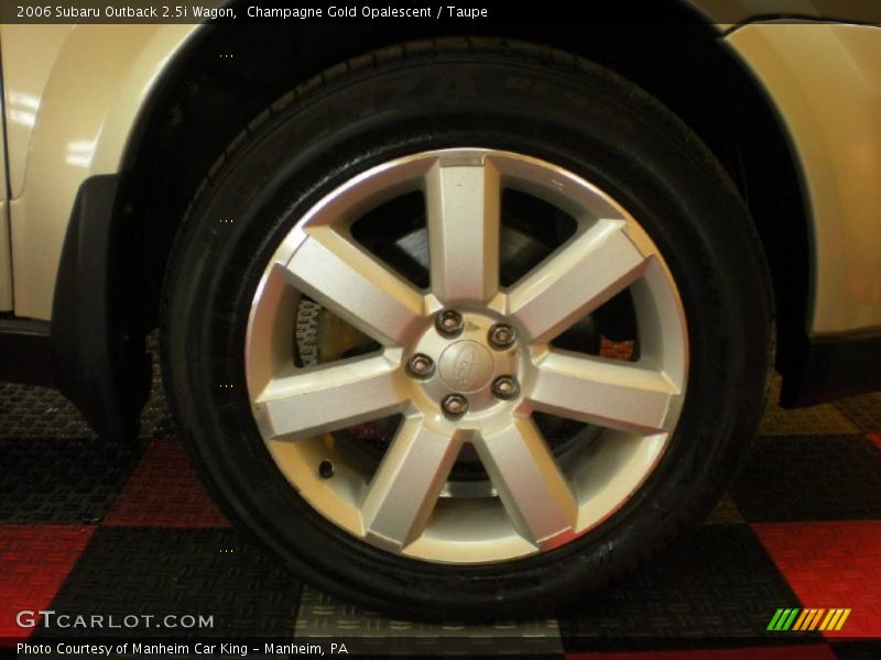Champagne Gold Opalescent / Taupe 2006 Subaru Outback 2.5i Wagon