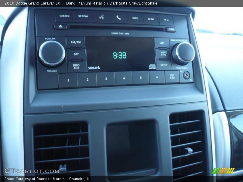 Dark Titanium Metallic / Dark Slate Gray/Light Shale 2010 Dodge Grand Caravan SXT