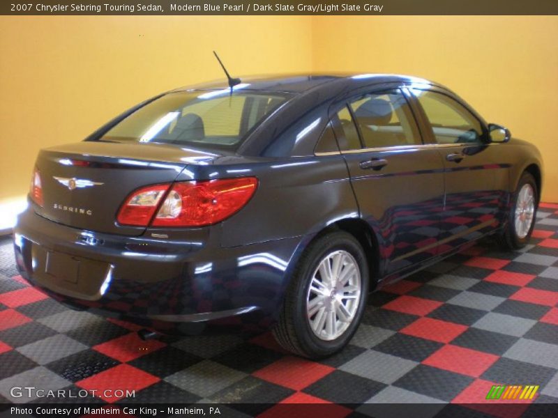 Modern Blue Pearl / Dark Slate Gray/Light Slate Gray 2007 Chrysler Sebring Touring Sedan
