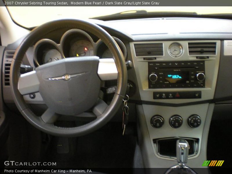 Modern Blue Pearl / Dark Slate Gray/Light Slate Gray 2007 Chrysler Sebring Touring Sedan