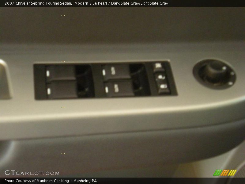 Modern Blue Pearl / Dark Slate Gray/Light Slate Gray 2007 Chrysler Sebring Touring Sedan