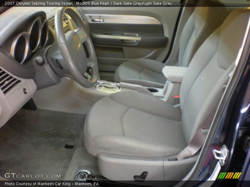 Modern Blue Pearl / Dark Slate Gray/Light Slate Gray 2007 Chrysler Sebring Touring Sedan