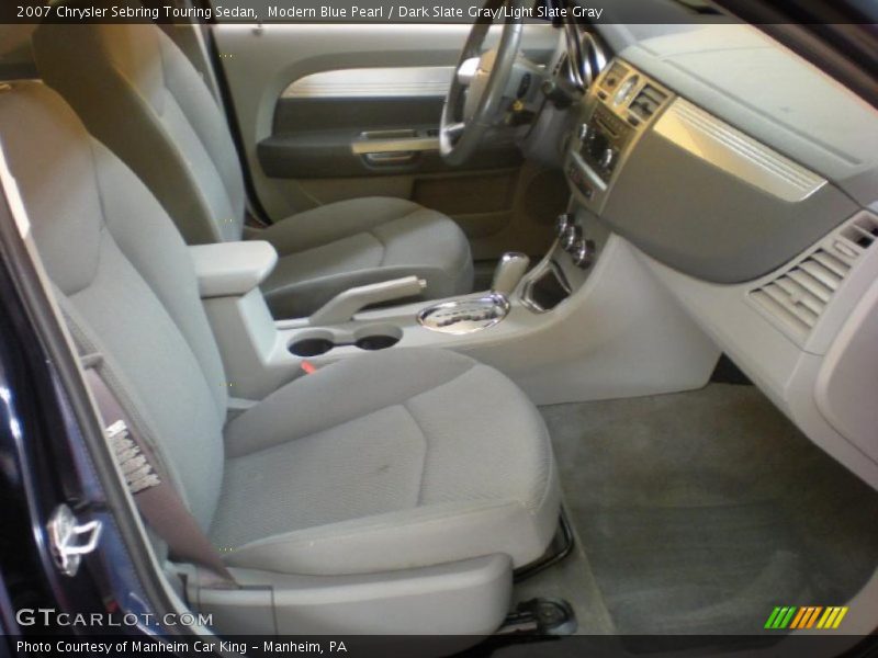 Modern Blue Pearl / Dark Slate Gray/Light Slate Gray 2007 Chrysler Sebring Touring Sedan