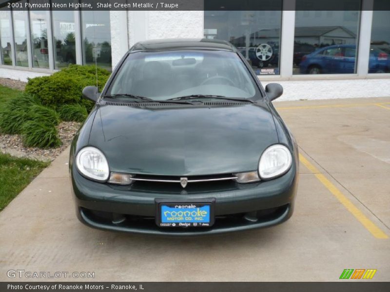 Shale Green Metallic / Taupe 2001 Plymouth Neon Highline
