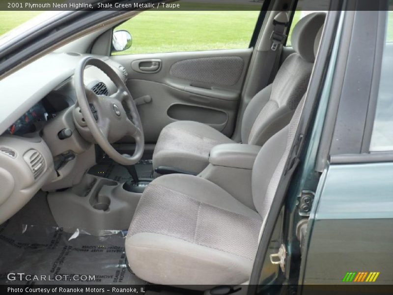 Shale Green Metallic / Taupe 2001 Plymouth Neon Highline